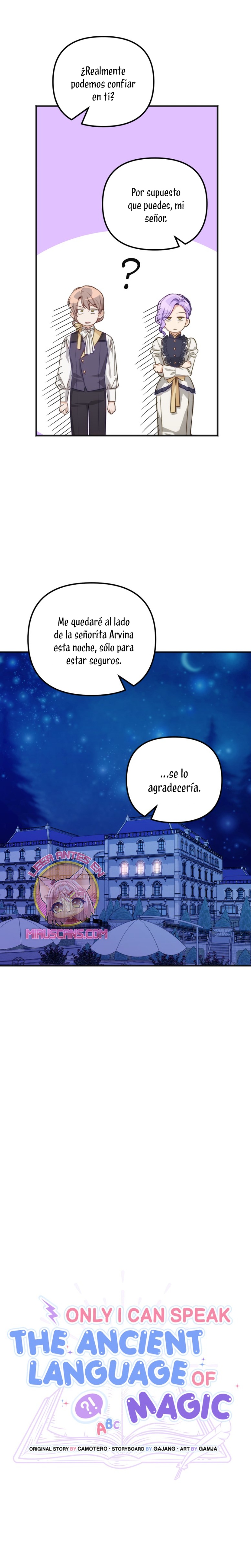 Sólo yo puedo hablar el antiguo lenguaje de la magia Capítulo 52 - Página 8