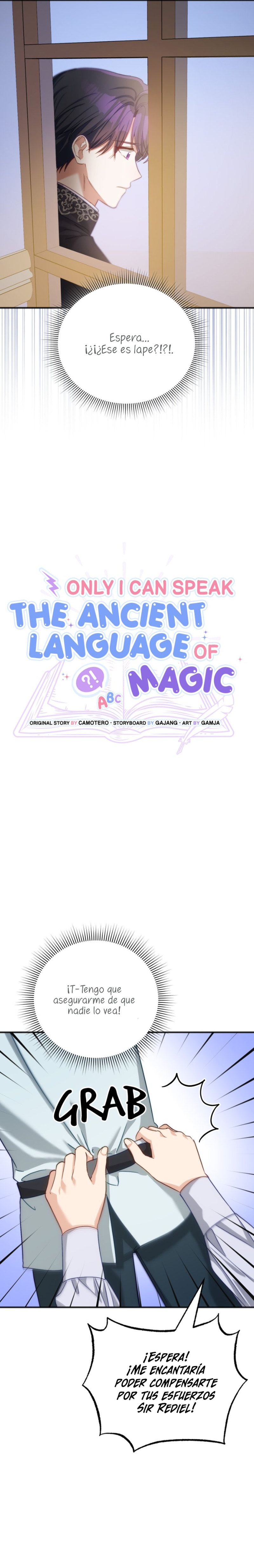 Sólo yo puedo hablar el antiguo lenguaje de la magia Capítulo 53 - Página 9