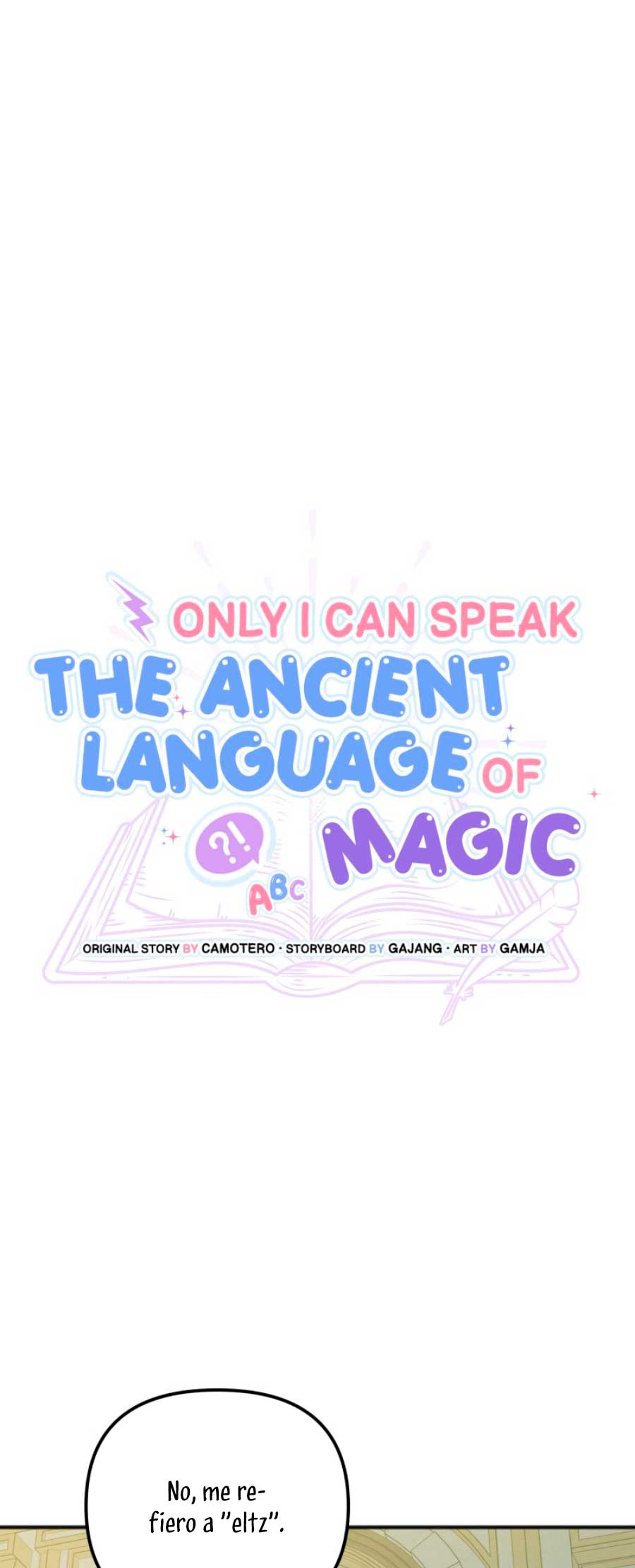 Sólo yo puedo hablar el antiguo lenguaje de la magia Capítulo 56 - Página 10