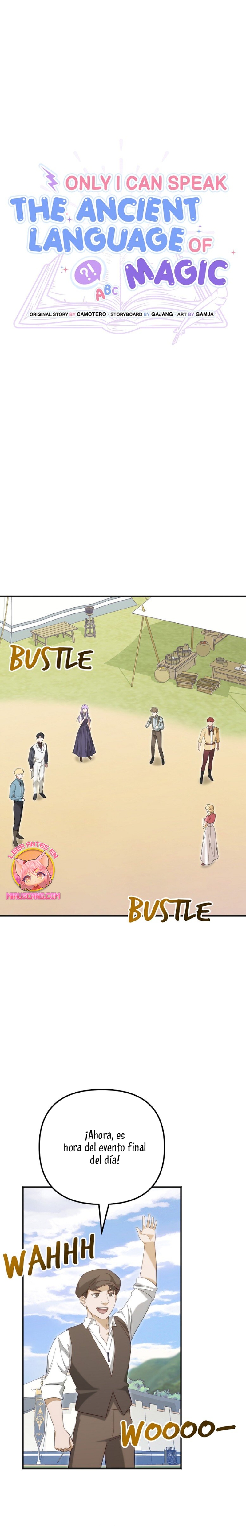 Sólo yo puedo hablar el antiguo lenguaje de la magia Capítulo 78 - Página 8