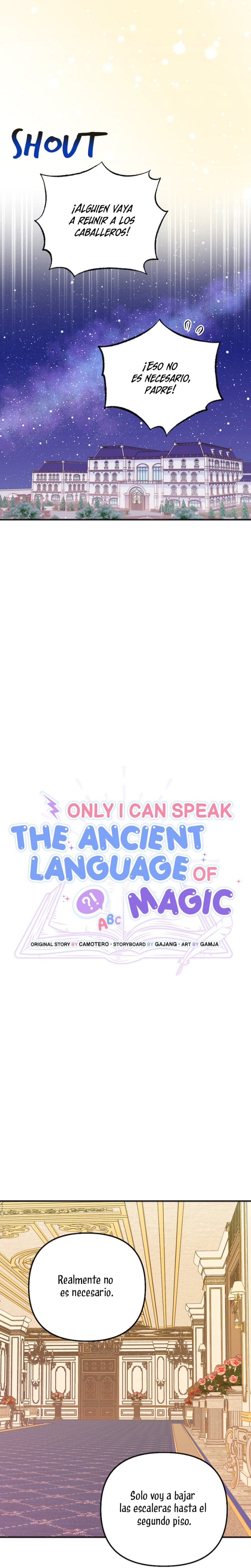 Sólo yo puedo hablar el antiguo lenguaje de la magia Capítulo 83 - Página 7