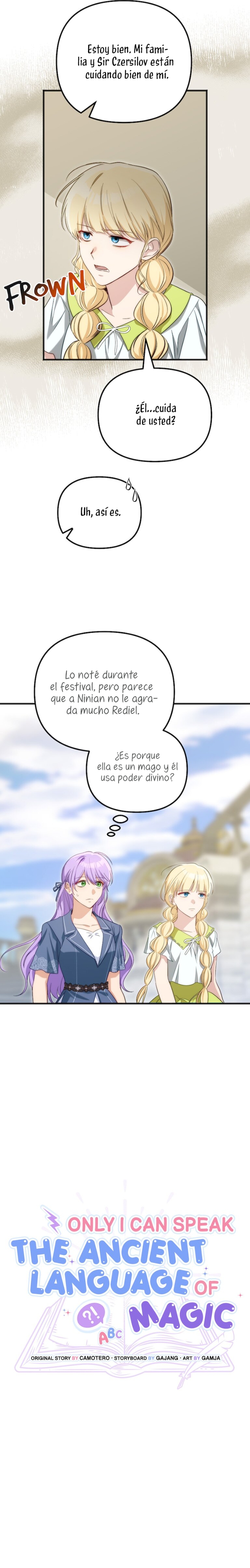 Sólo yo puedo hablar el antiguo lenguaje de la magia Capítulo 84 - Página 4