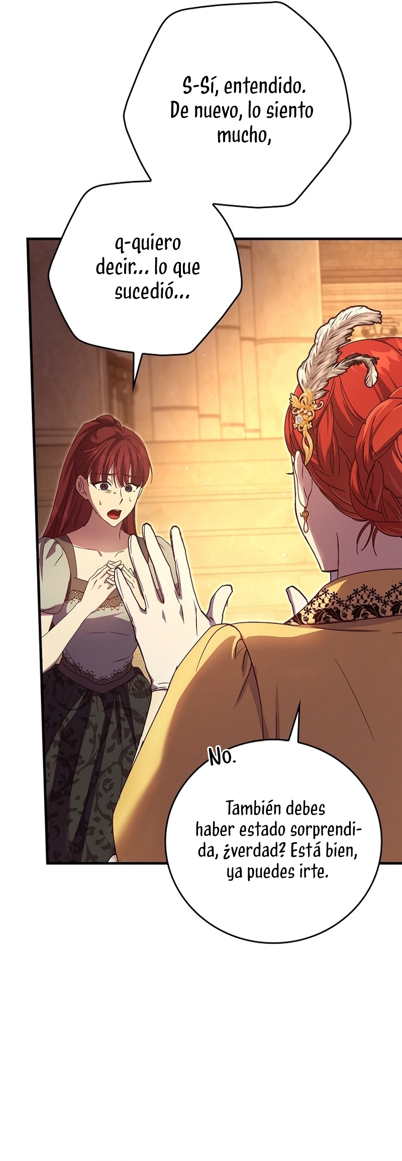 Como es algo que desconozco, ¿deberíamos separarnos, su majestad? Capítulo 25 - Página 31