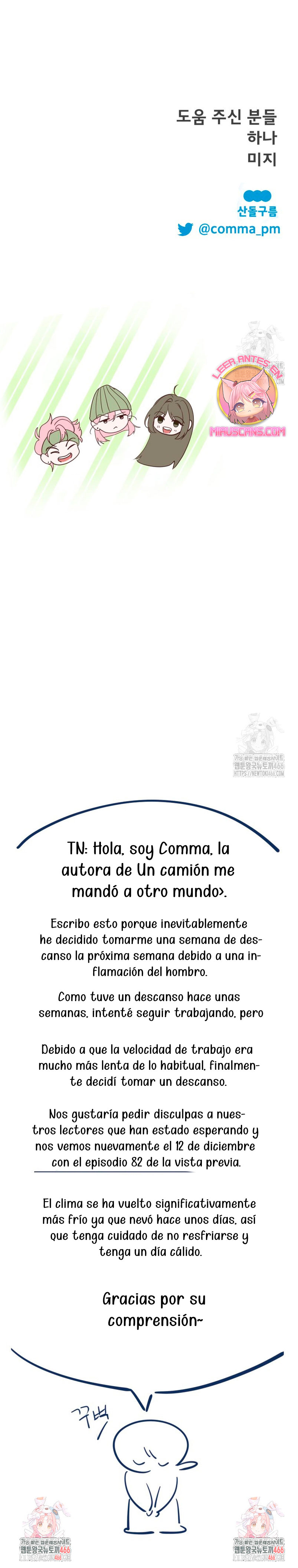 Un camión me mandó a otro mundo Capítulo 81 - Página 31