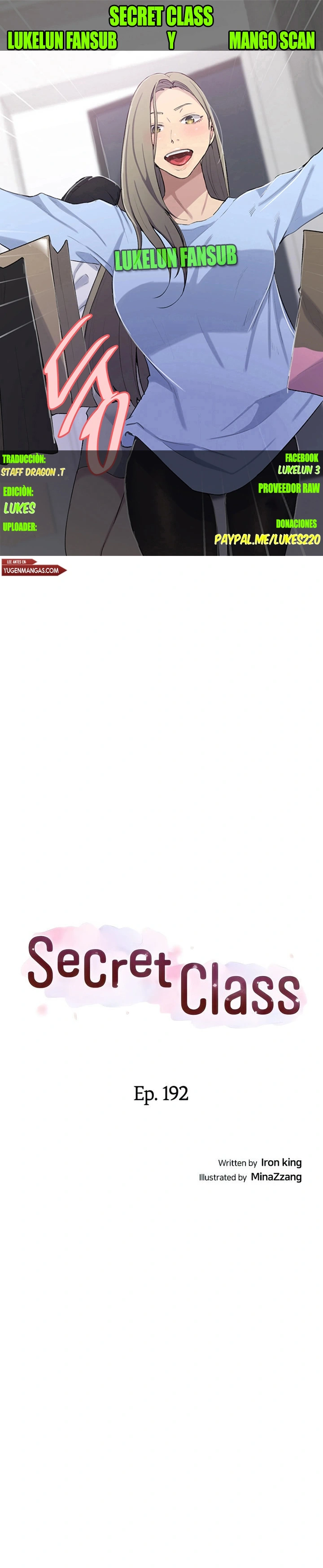 Clases Secretas Capítulo 192 - Página 1
