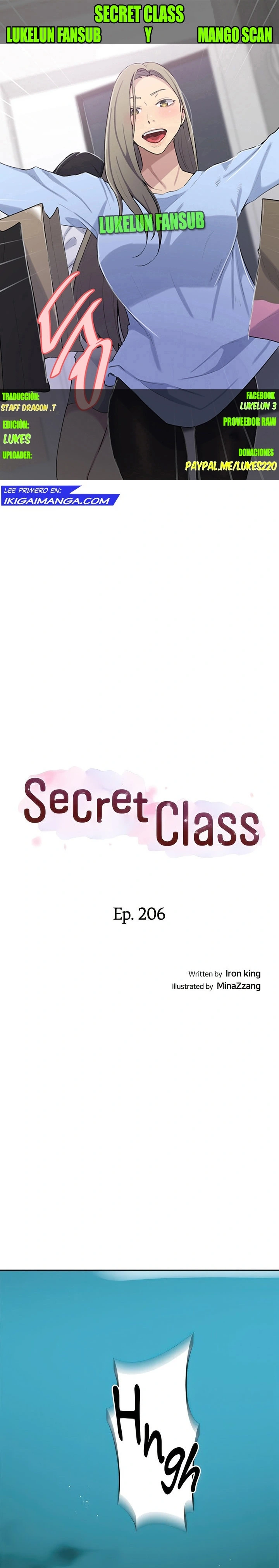 Clases Secretas Capítulo 206 - Página 1