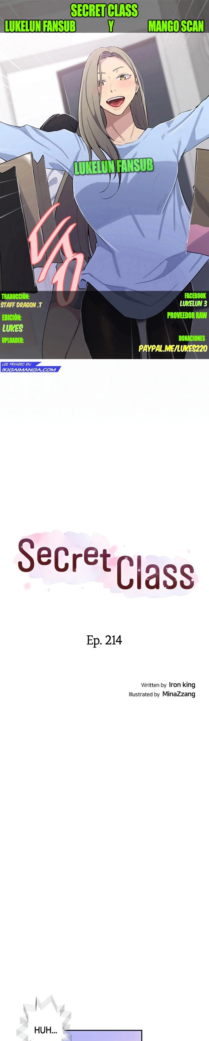 Clases Secretas Capítulo 214 - Página 1