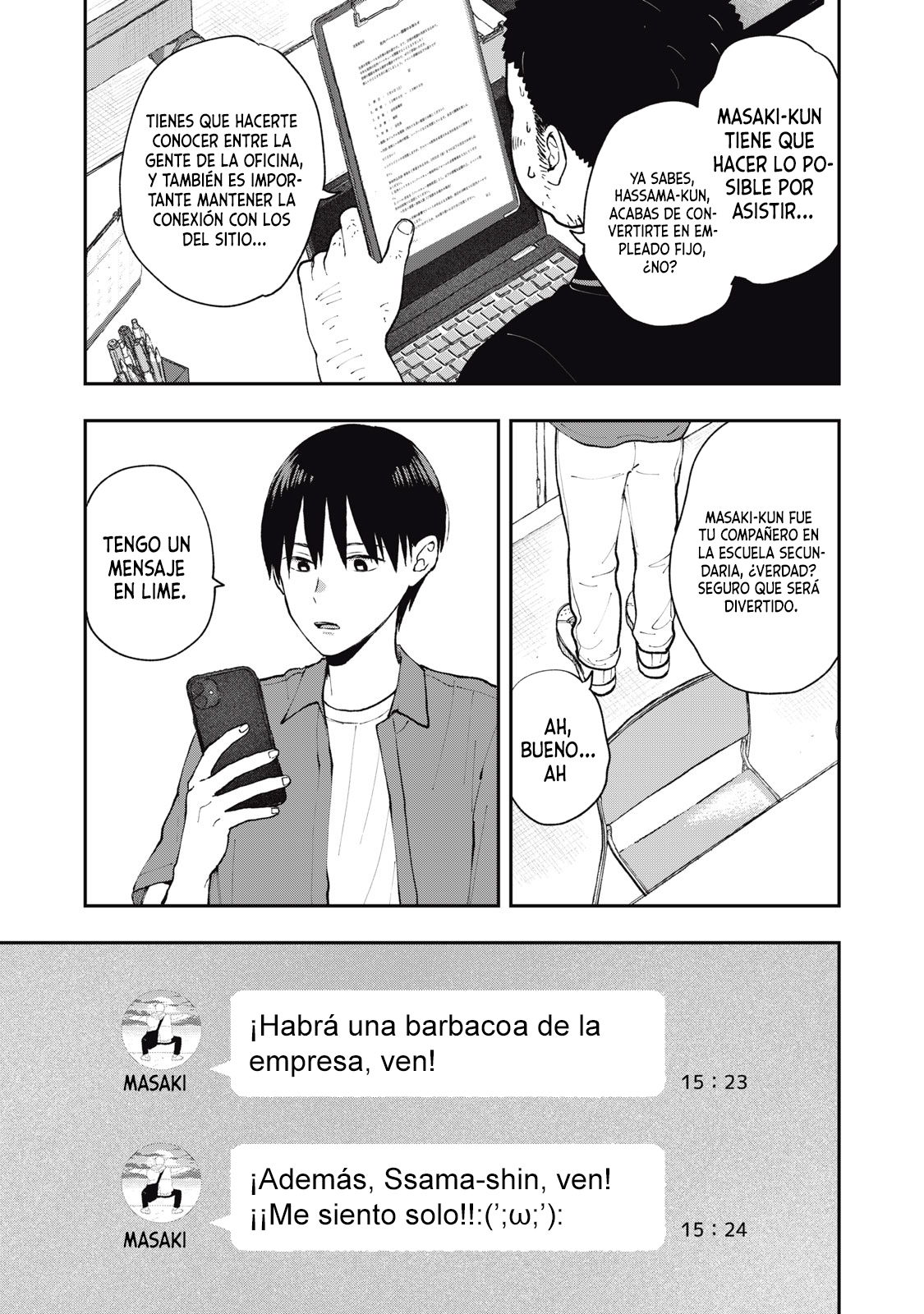 Solo-fesional: ¡Una  rivalidad entre un hombre solitario y una mujer mandona! Capítulo 6 - Página 6