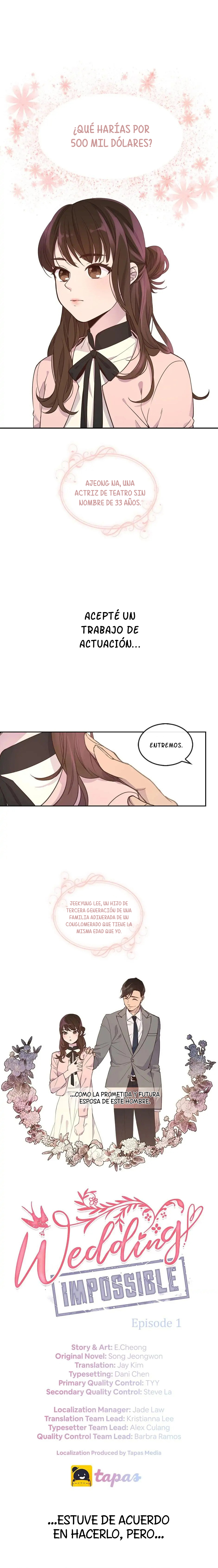 Boda imposible Capítulo 1 - Página 3
