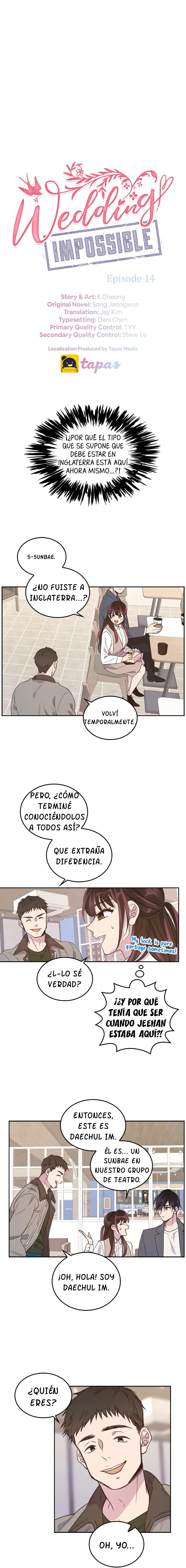 Boda imposible Capítulo 14 - Página 3