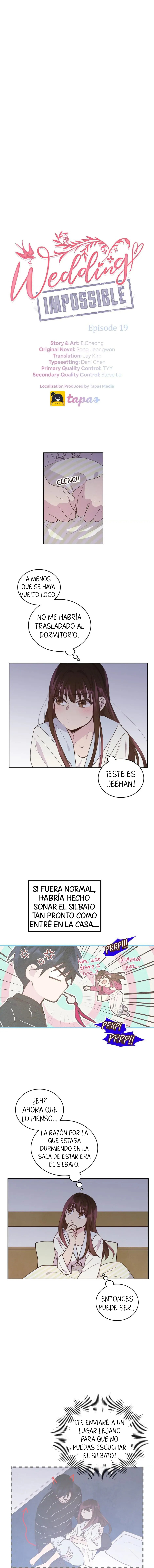 Boda imposible Capítulo 19 - Página 3