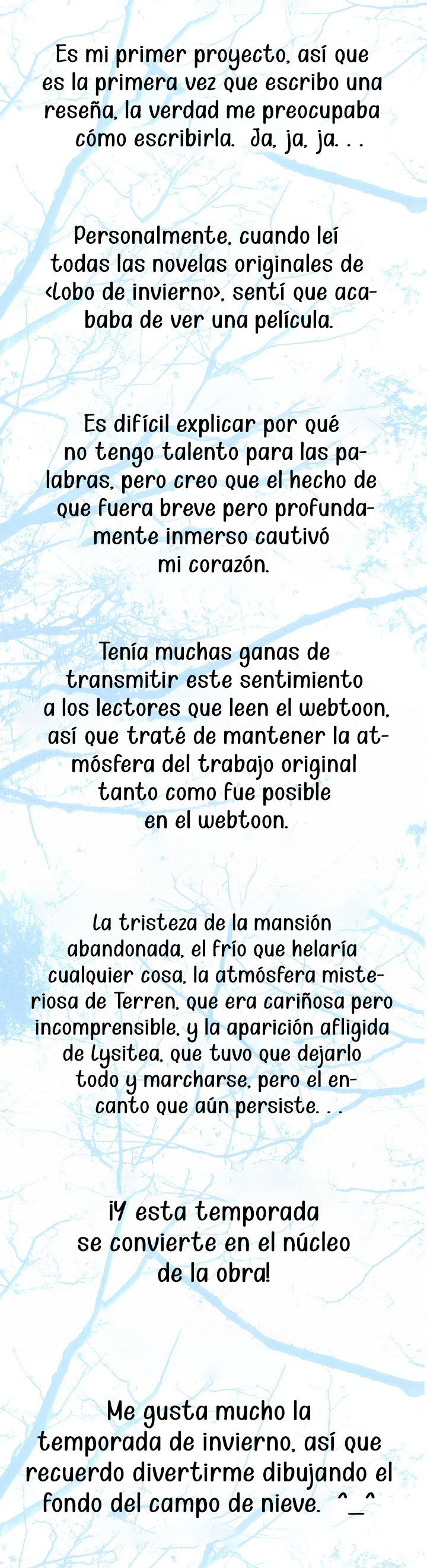 Lobo de invierno Capítulo 37.5 - Página 3