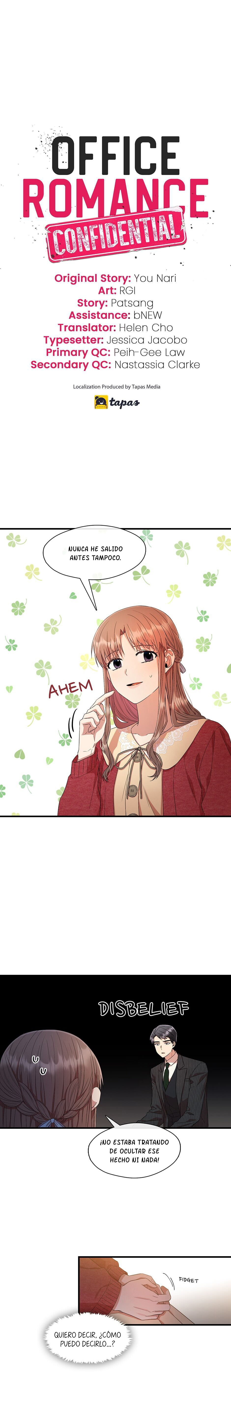 Romance de oficina confidencial Capítulo 26 - Página 1