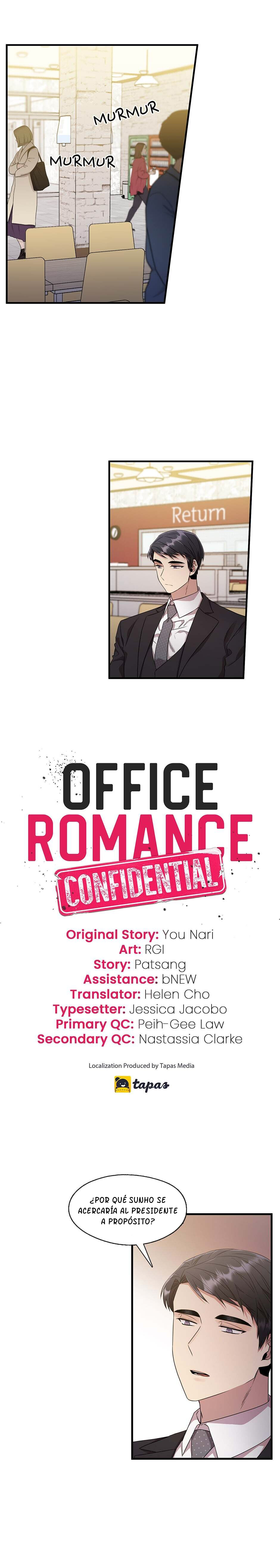 Romance de oficina confidencial Capítulo 40 - Página 3