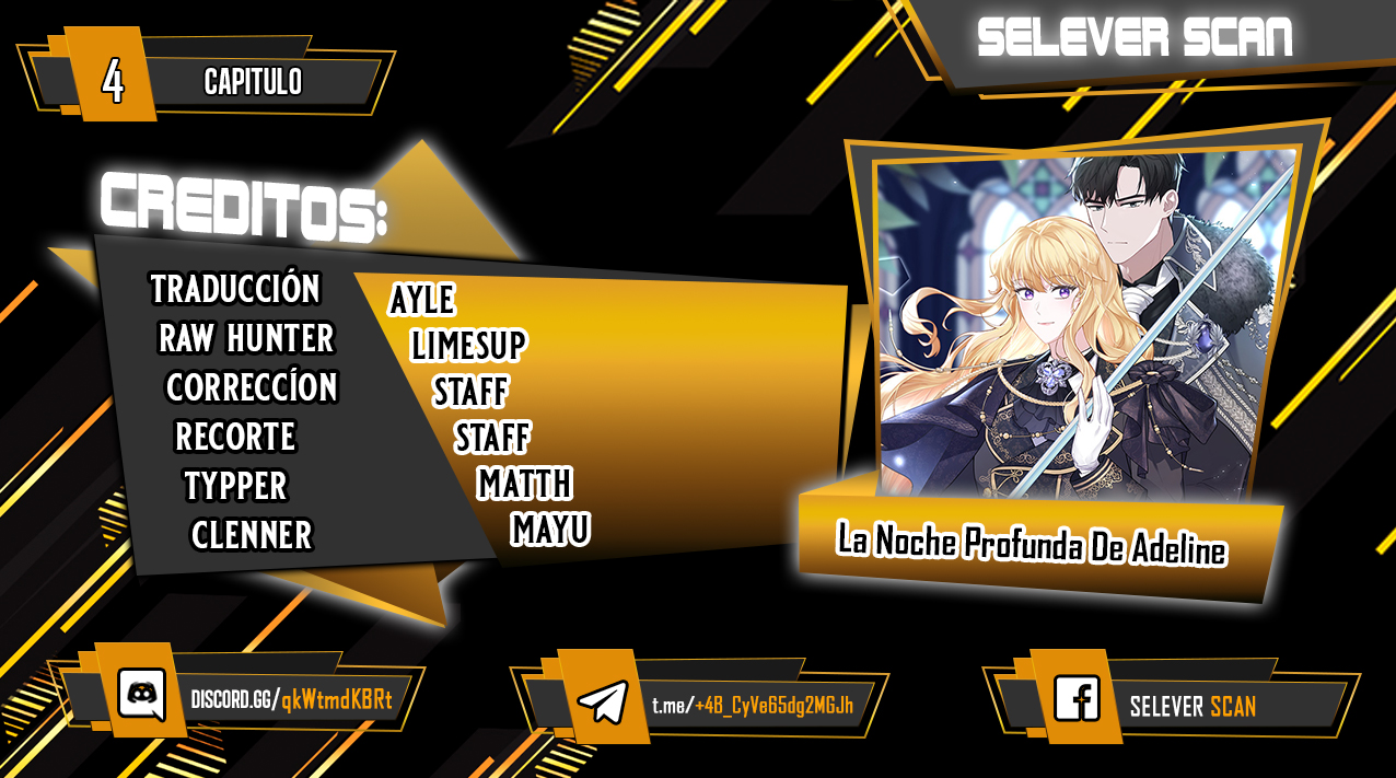 La Noche Profunda De Adeline Capítulo 4 - Página 1