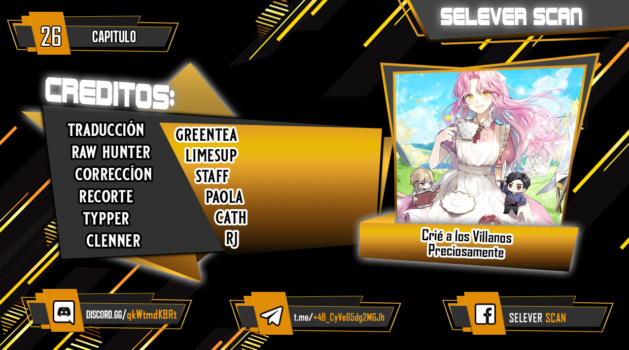 Crié a los Villanos Preciosamente Capítulo 26 - Página 1