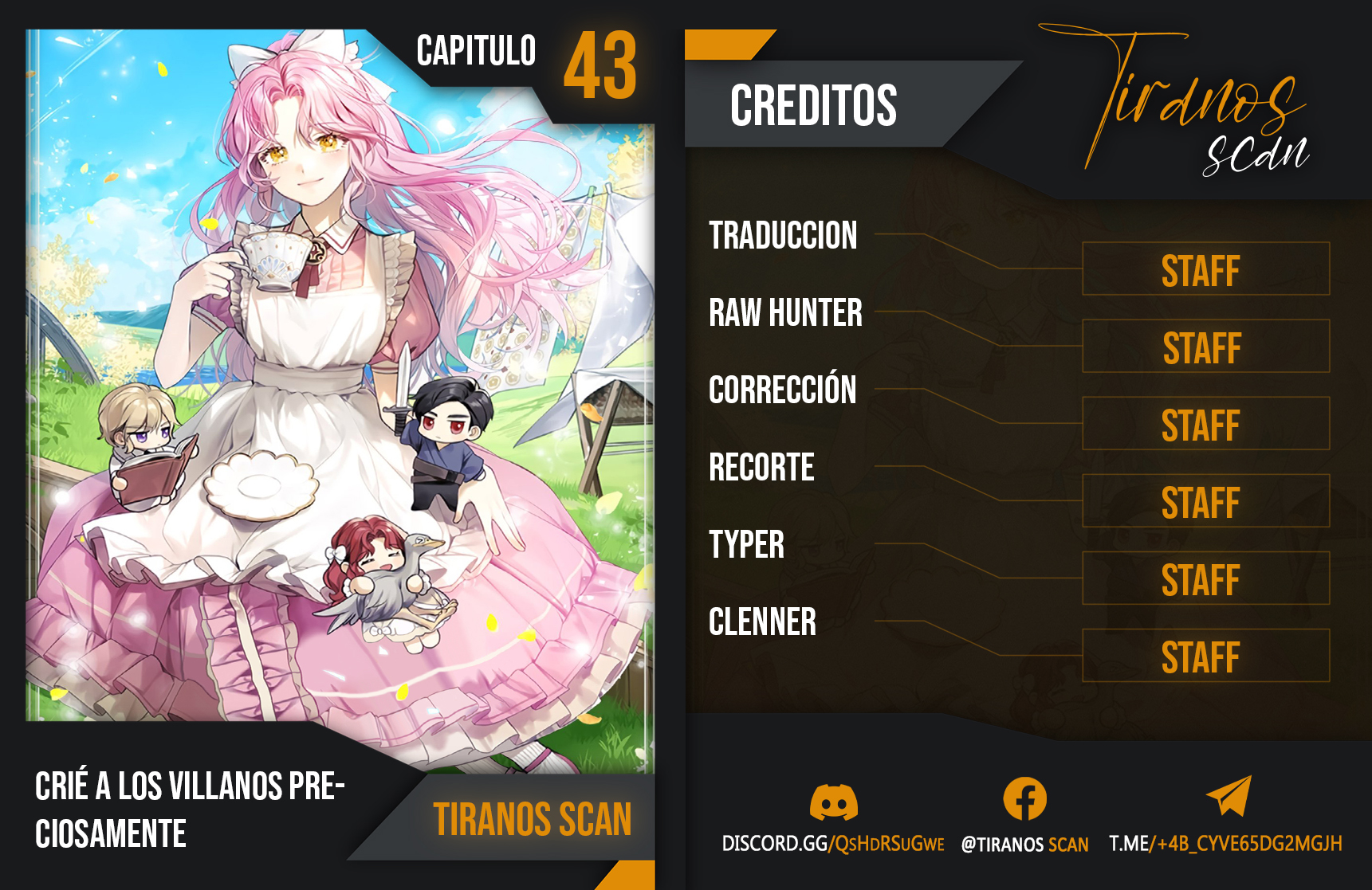 Crié a los Villanos Preciosamente Capítulo 43 - Página 1