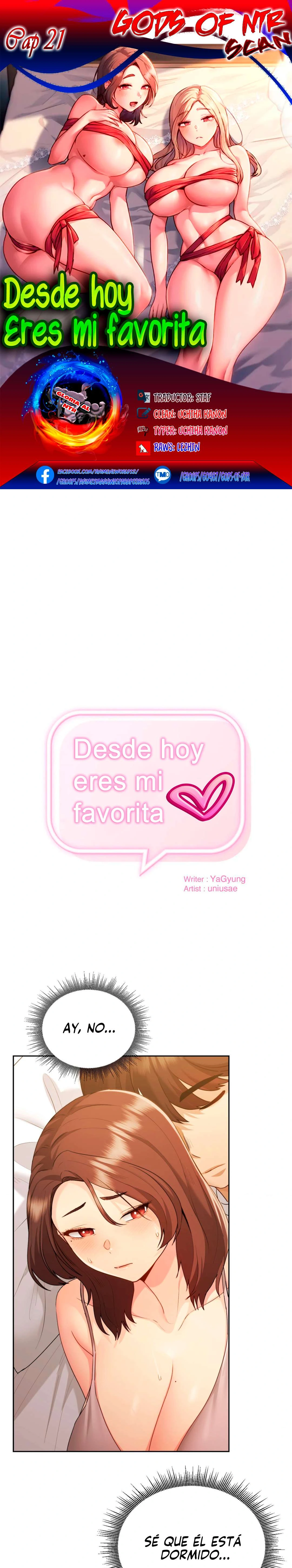 Desde hoy eres mi favorita Capítulo 21 - Página 1