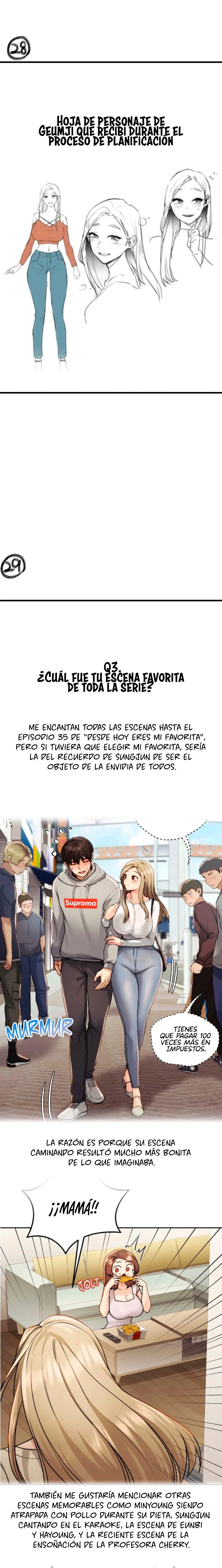 Desde hoy eres mi favorita Capítulo 35.5 - Página 10