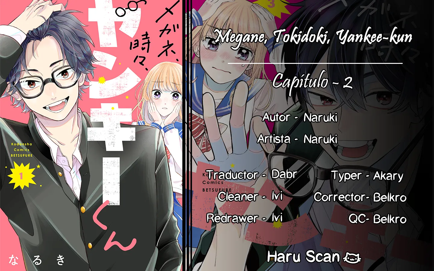 Megane, Tokidoki, Yankee-kun Capítulo 2 - Página 1