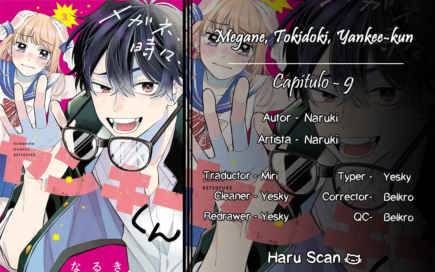 Megane, Tokidoki, Yankee-kun Capítulo 9 - Página 1