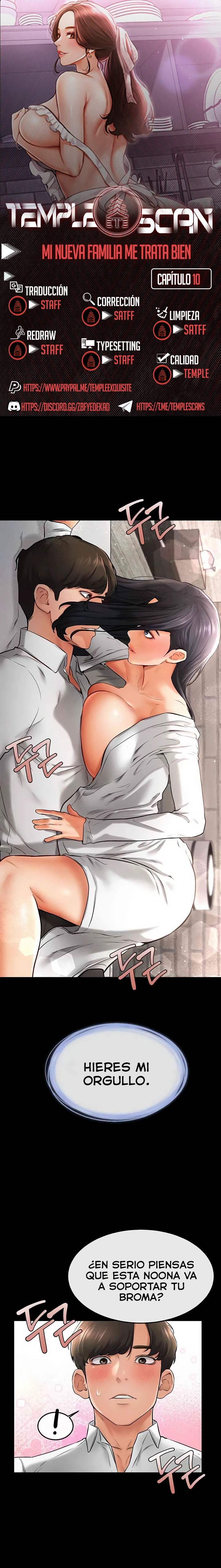 Mi nueva familia es muy amable. Capítulo 10 - Página 1