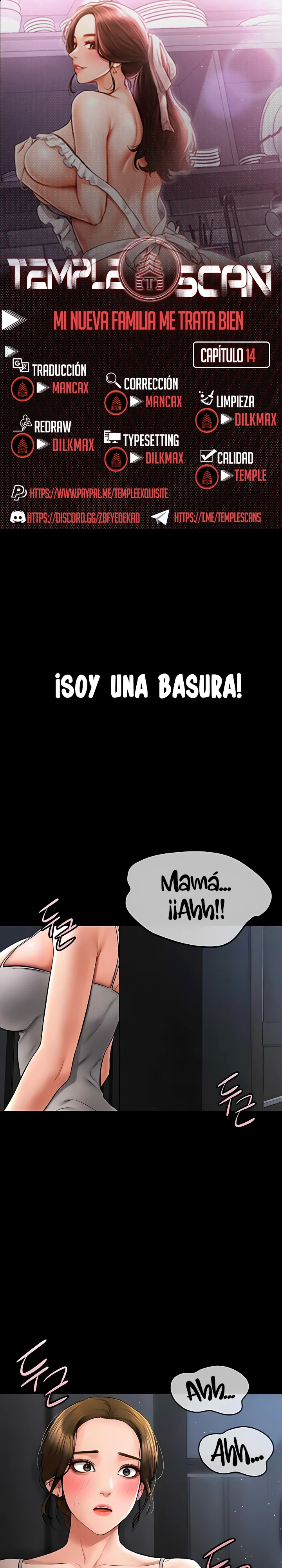 Mi nueva familia es muy amable. Capítulo 14 - Página 1