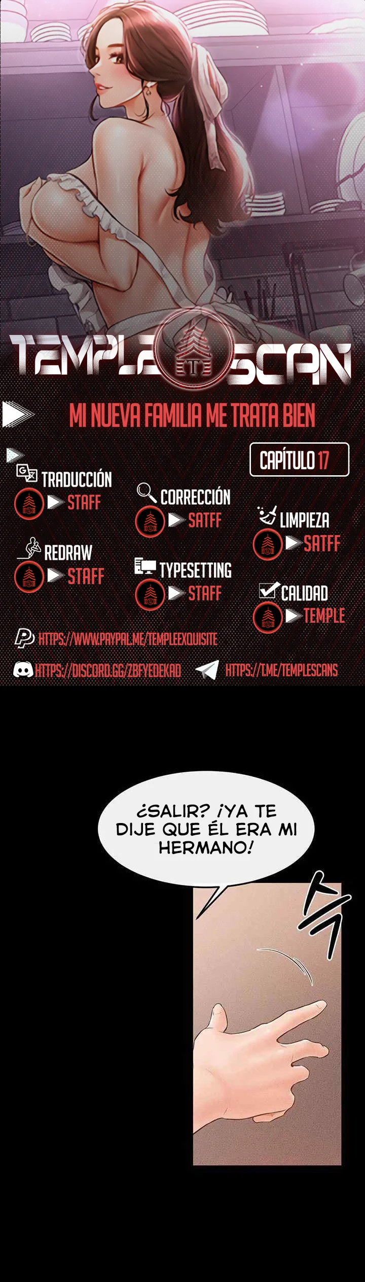 Mi nueva familia es muy amable. Capítulo 17 - Página 1