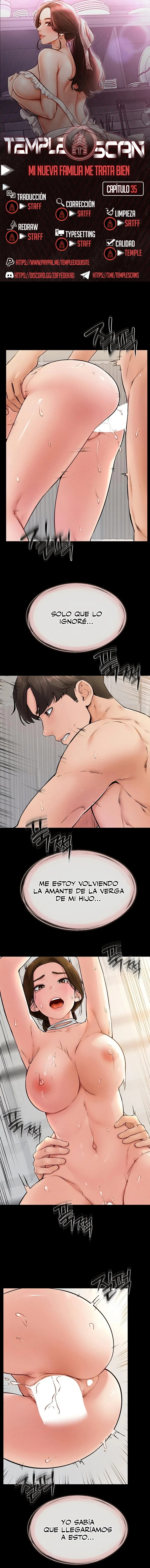 Mi nueva familia es muy amable. Capítulo 35 - Página 1