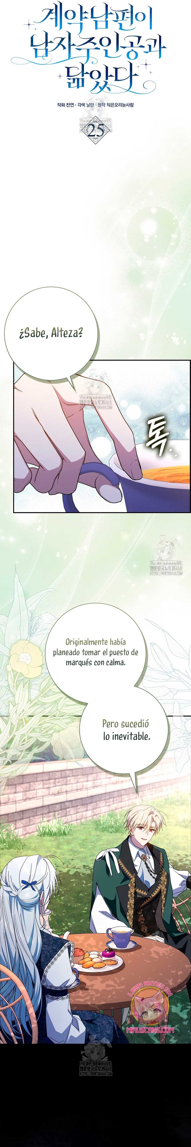 Mi esposo por contrato se parece al protagonista masculino Capítulo 25 - Página 10