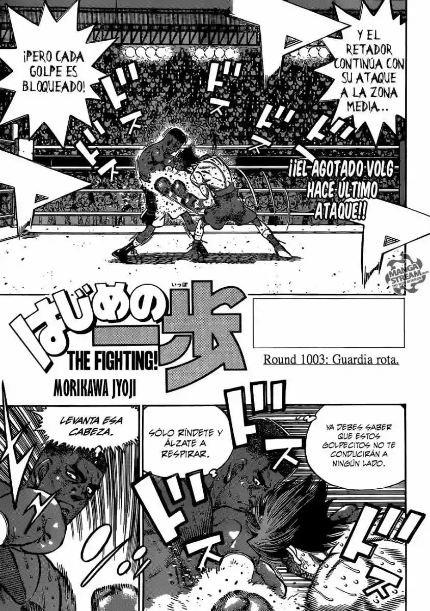 Hajime no Ippo Capítulo 1003 - Página 2