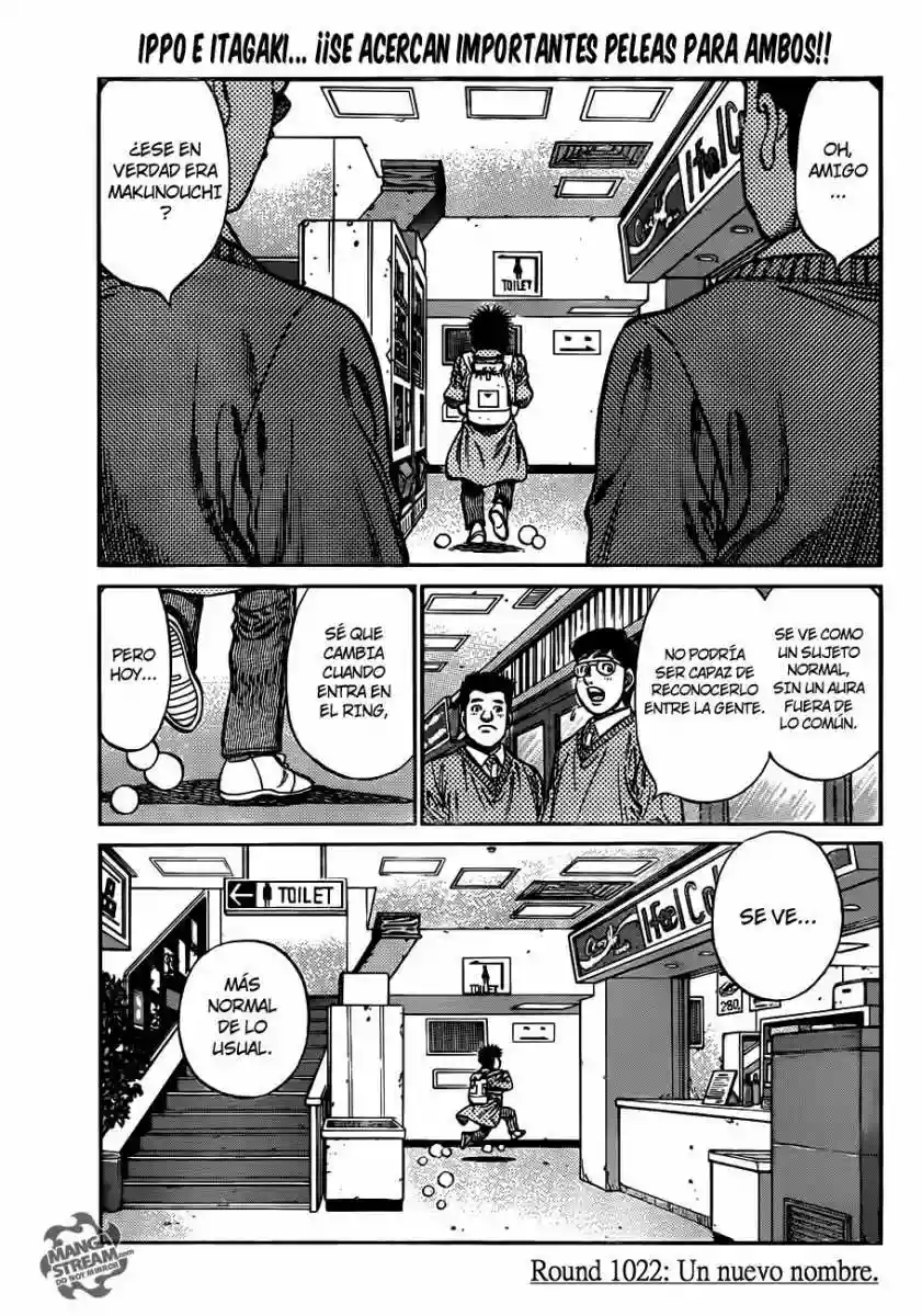 Hajime no Ippo Capítulo 1022 - Página 3