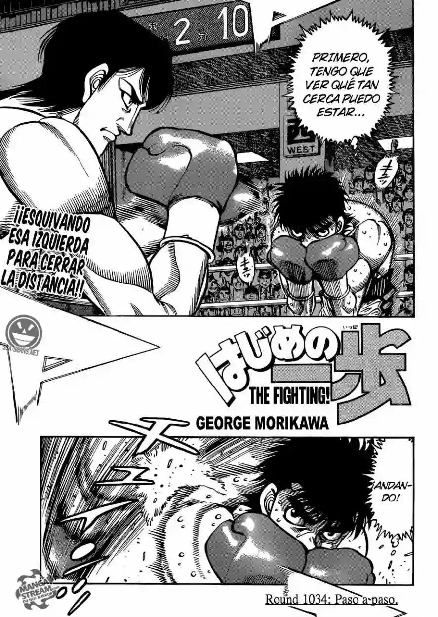 Hajime no Ippo Capítulo 1034 - Página 2