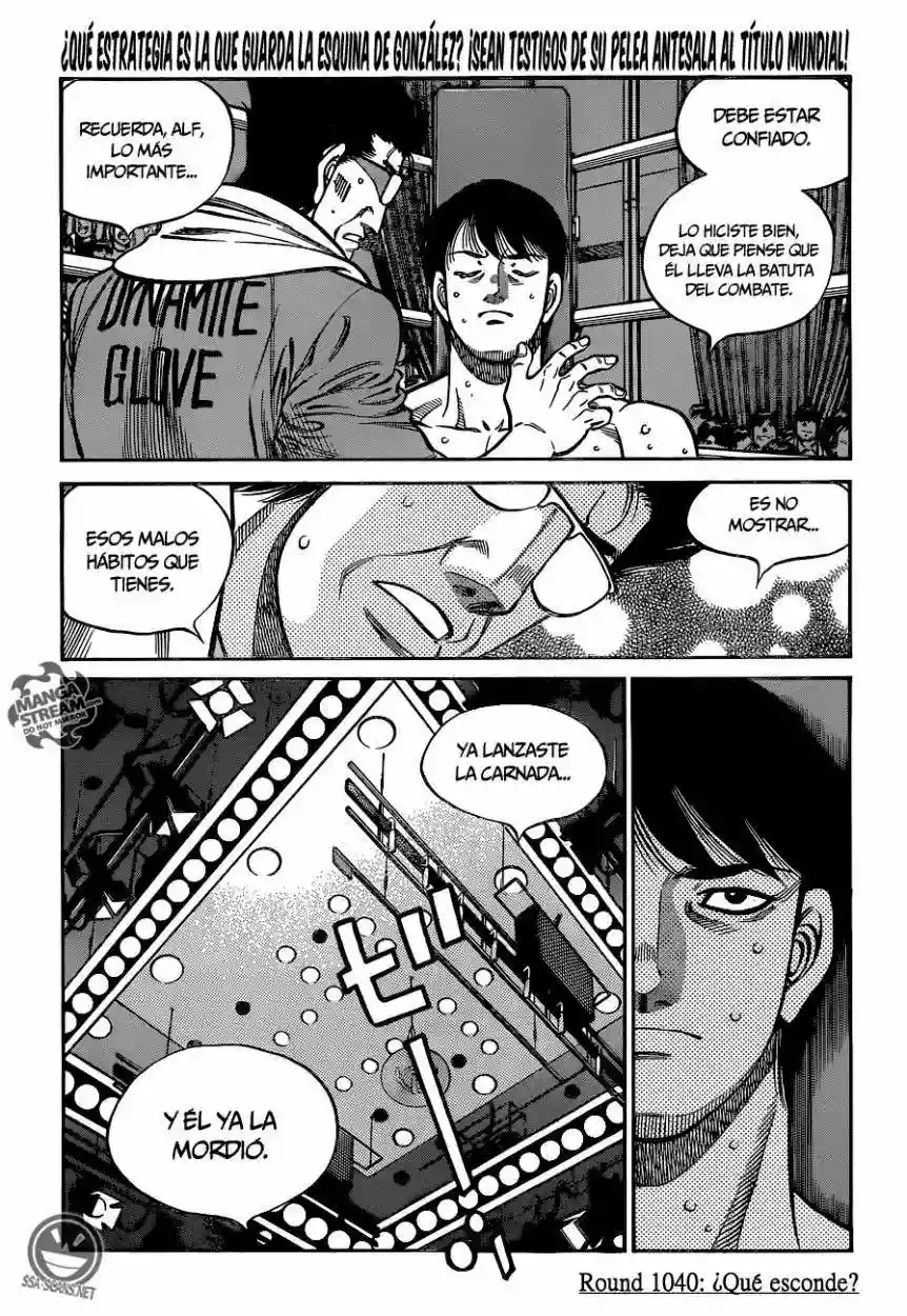 Hajime no Ippo Capítulo 1040 - Página 2