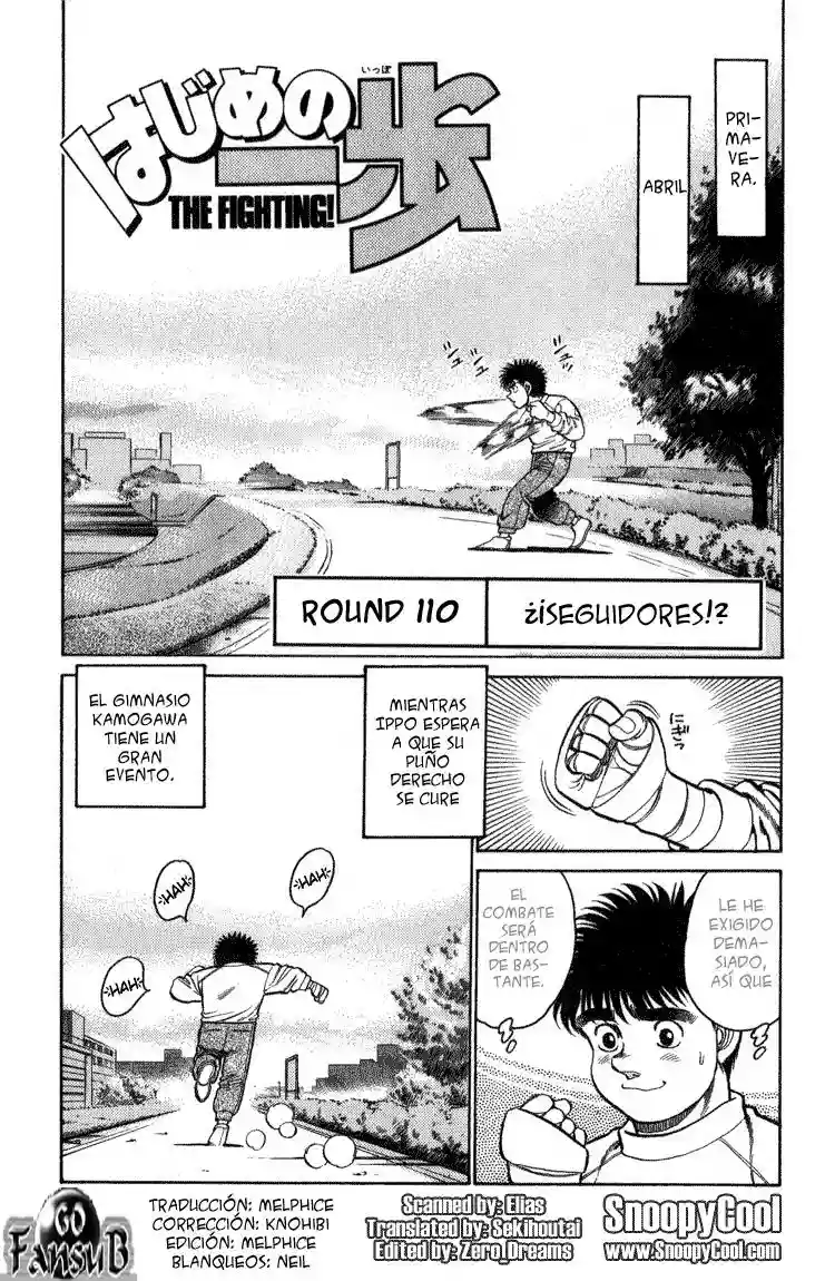 Hajime no Ippo Capítulo 110 - Página 1