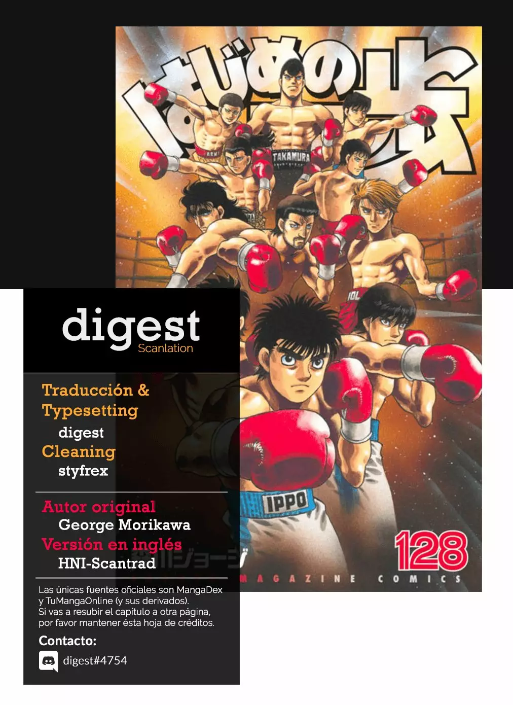 Hajime no Ippo Capítulo 1311 - Página 1