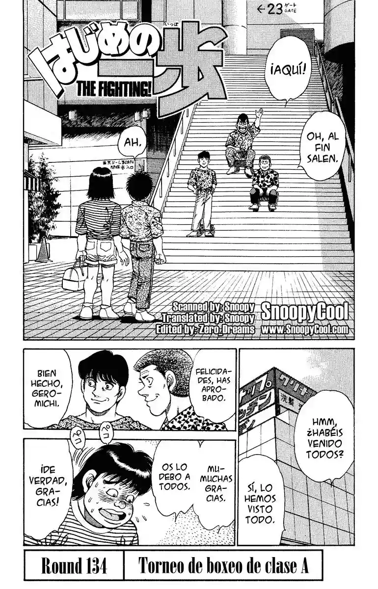 Hajime no Ippo Capítulo 134 - Página 1