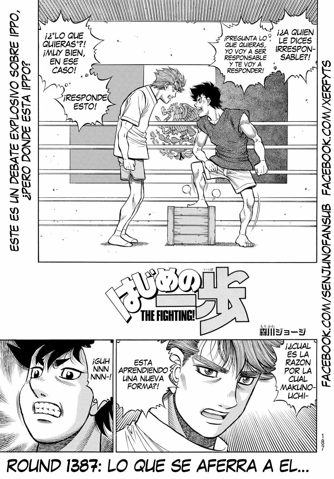 Hajime no Ippo Capítulo 1387 - Página 1