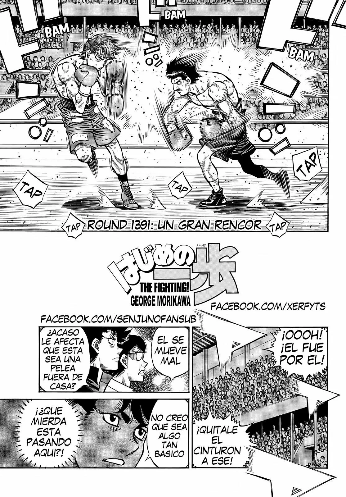 Hajime no Ippo Capítulo 1391 - Página 1