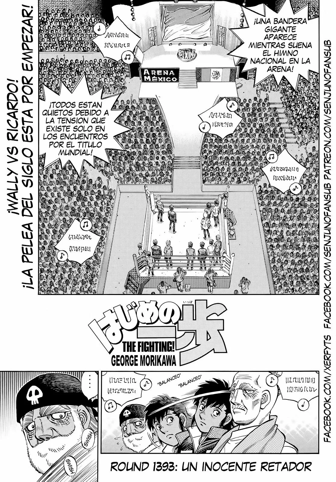 Hajime no Ippo Capítulo 1393 - Página 1