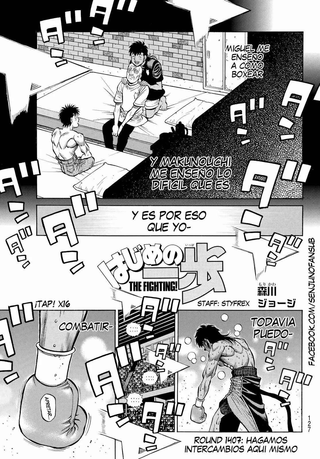 Hajime no Ippo Capítulo 1407 - Página 1
