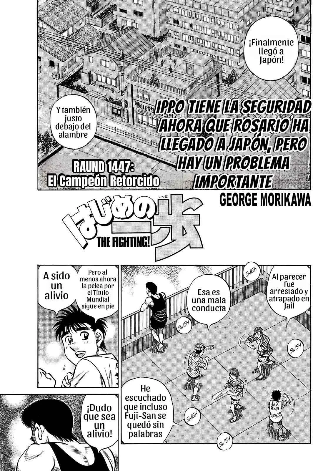 Hajime no Ippo Capítulo 1447 - Página 2