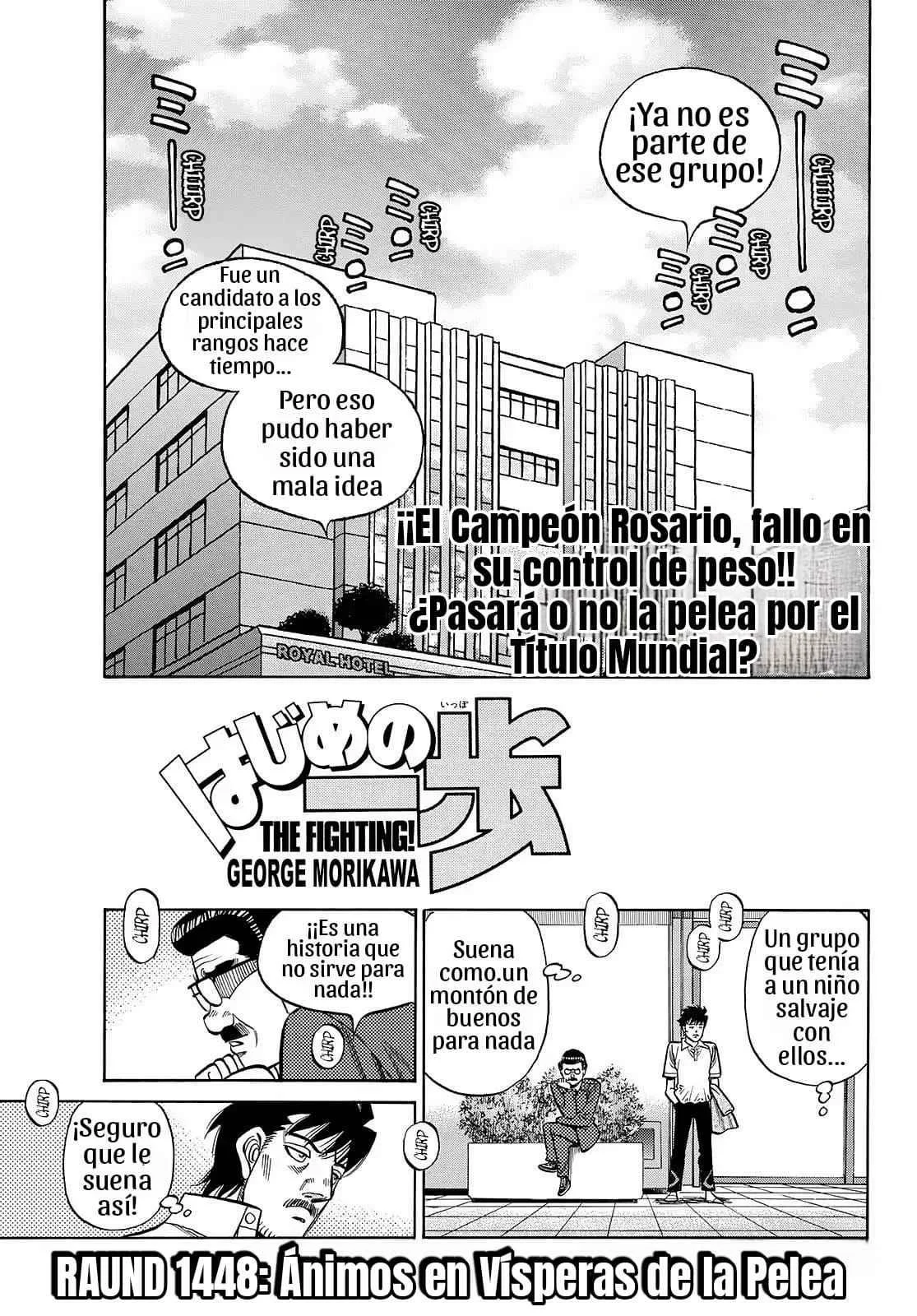 Hajime no Ippo Capítulo 1448 - Página 2