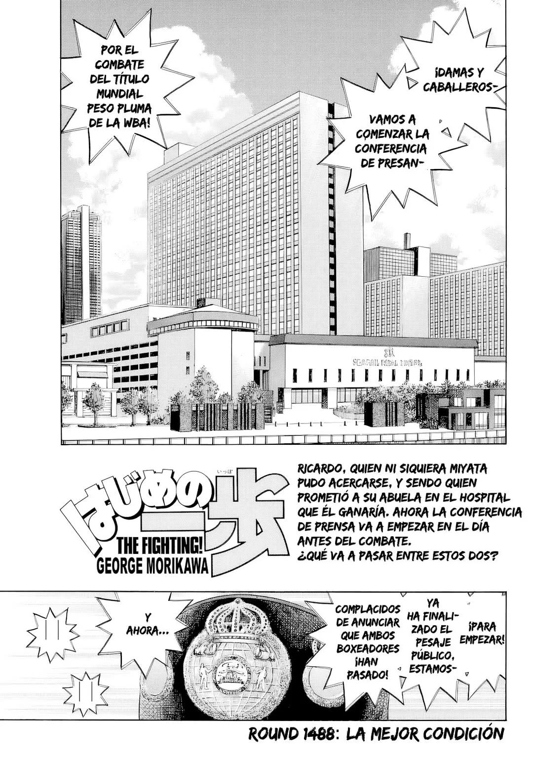 Hajime no Ippo Capítulo 1488 - Página 2