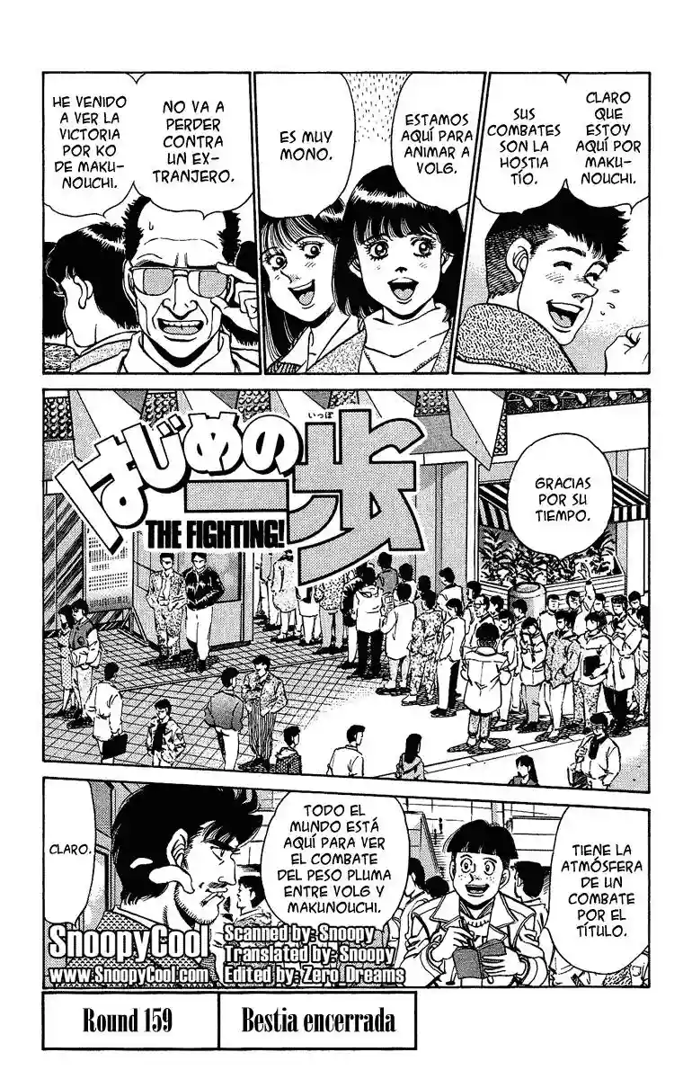 Hajime no Ippo Capítulo 159 - Página 1