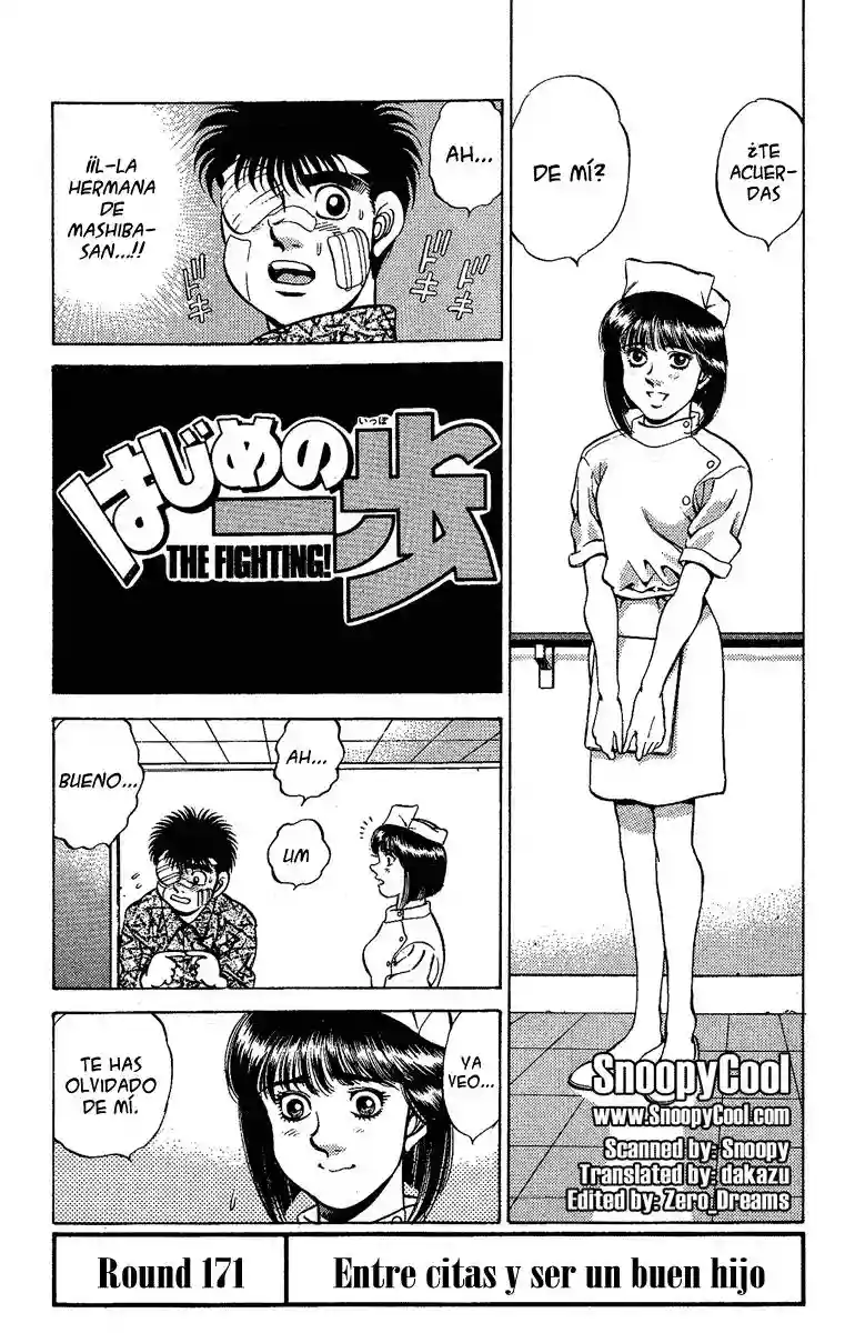 Hajime no Ippo Capítulo 171 - Página 1