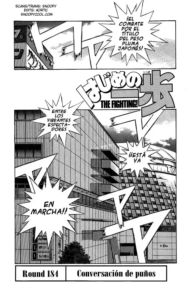 Hajime no Ippo Capítulo 184 - Página 1