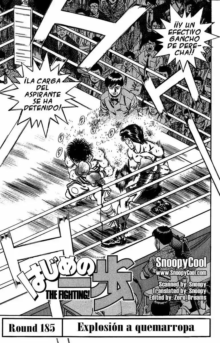 Hajime no Ippo Capítulo 185 - Página 1