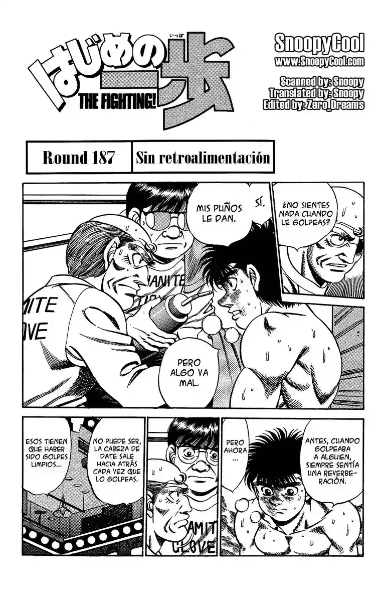 Hajime no Ippo Capítulo 187 - Página 1