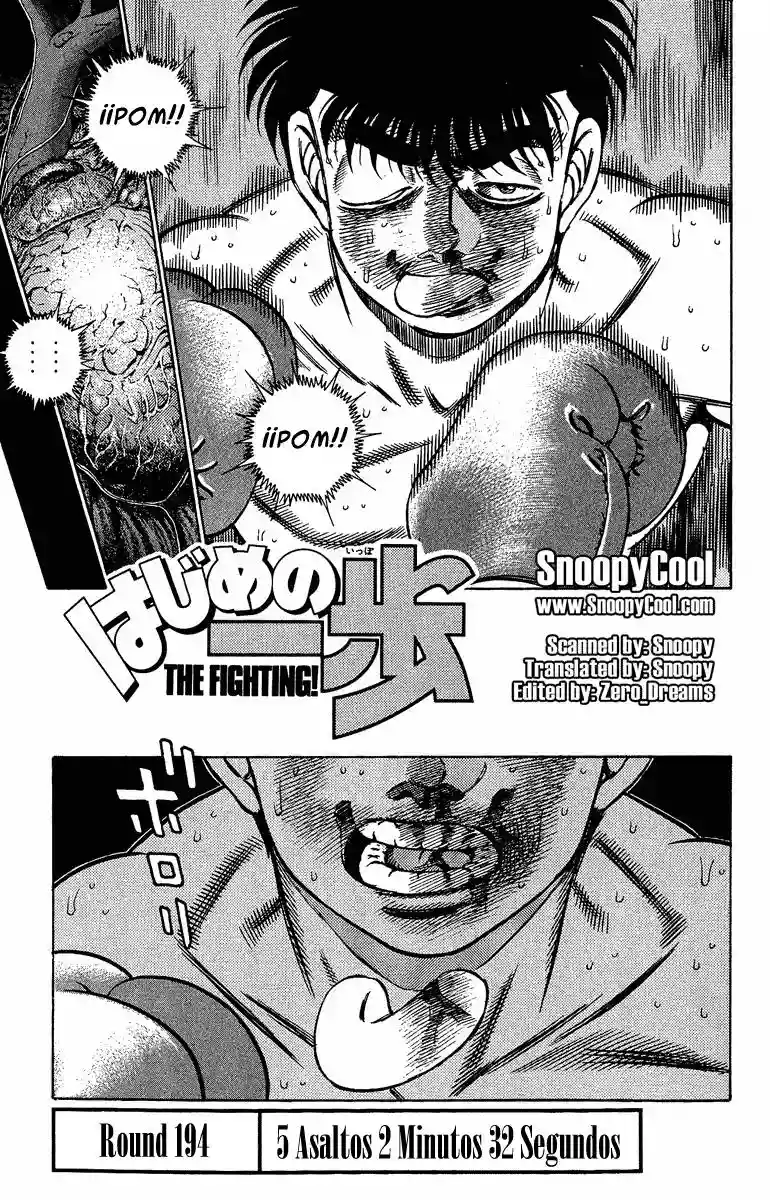Hajime no Ippo Capítulo 194 - Página 1